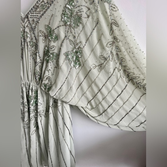 ASOS Dresses Asos Mint Green Embellished Dress Poshmark